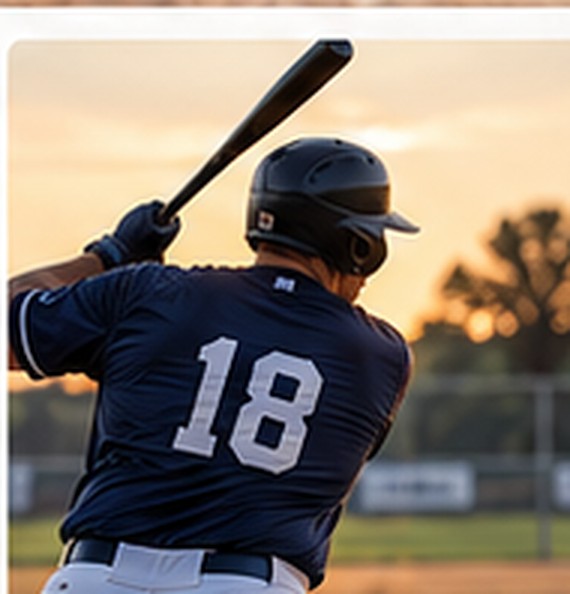 Adult baseball batter